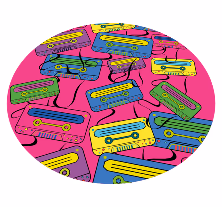 Pvc halı vivid kaset bantları - TenStickers