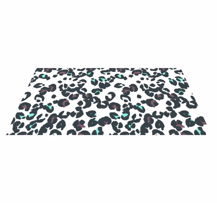 Leopar desen stili hayvan baskı pvc halı - TenStickers