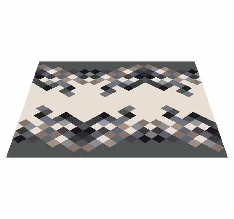Mozaic pvc halı - Çağdaş geometrik desen - TenStickers