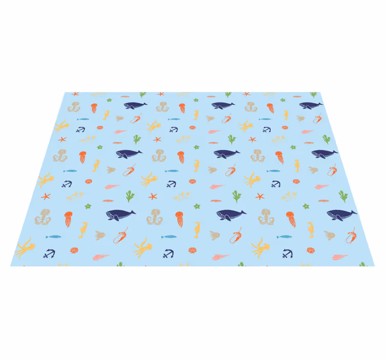 Sualtı macerası çocukta pvc halı - TenStickers