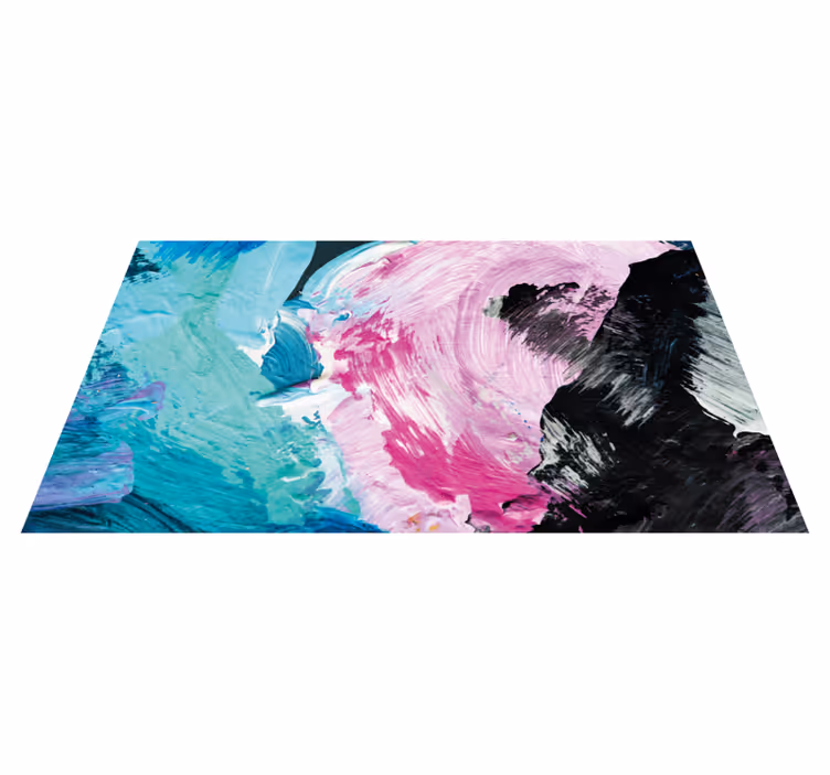 Renk sıçraması doku efektli pvc halı - TenStickers