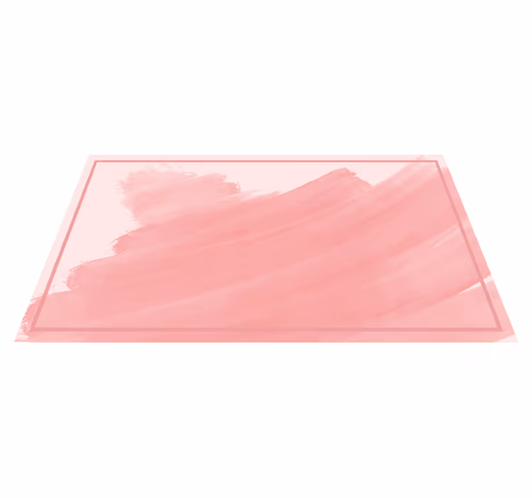 Yumuşak pembe tonları yatak odası pvc halı - TenStickers