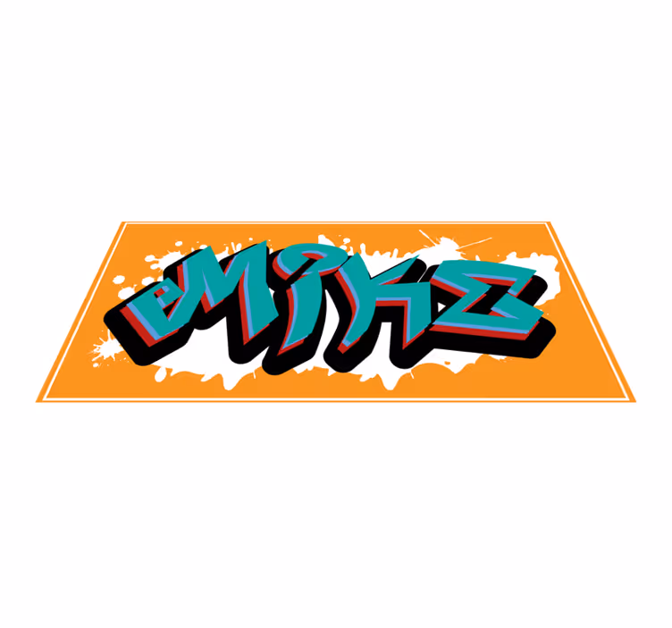 Vahşi stil kral grafiti kişiselleştirilmiş mat - TenStickers