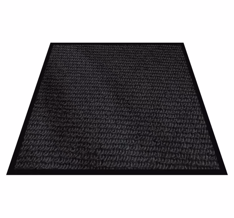 Dokulu siyah katman banyo pvc halı - TenStickers