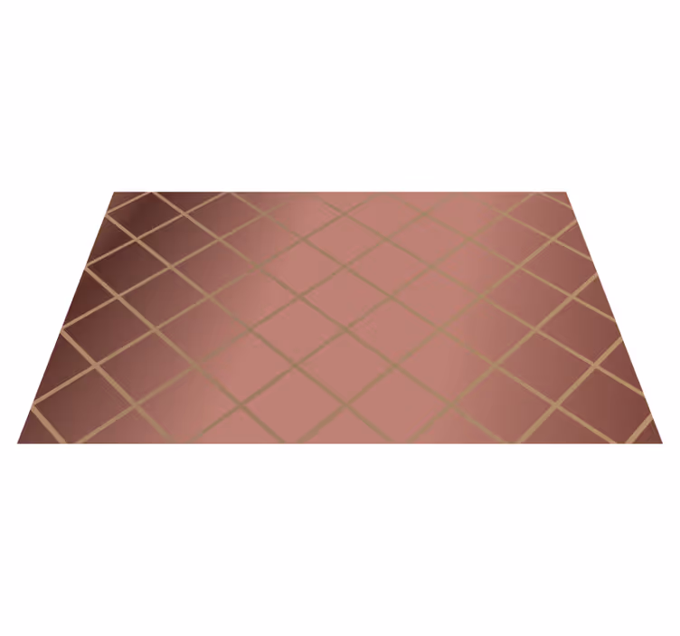 Zarif elmas deseni modern pvc halı - TenStickers
