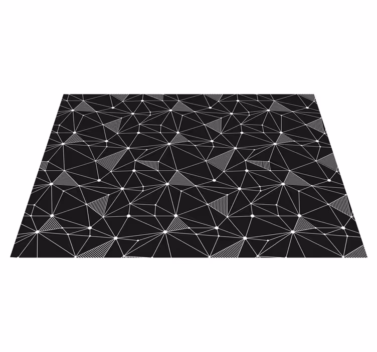Geometrik pvc halı cesur geometrik Şekiller - TenStickers