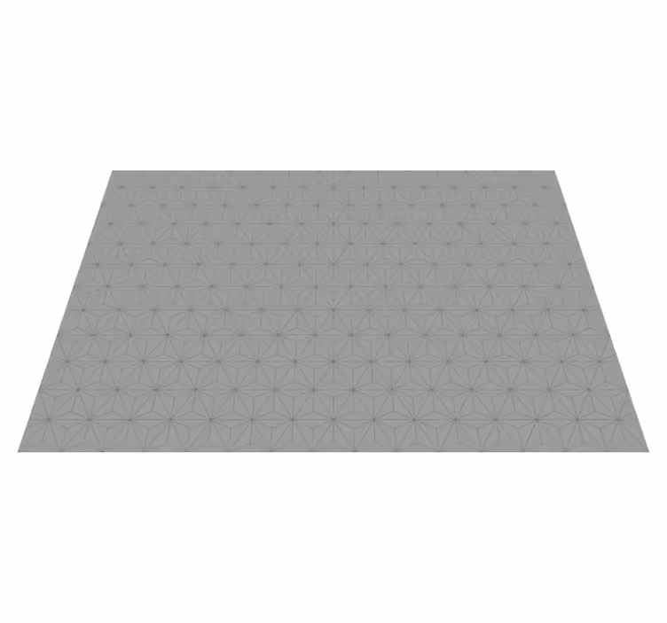 Geometrik gri motif fayans efekti pvc halı - TenStickers