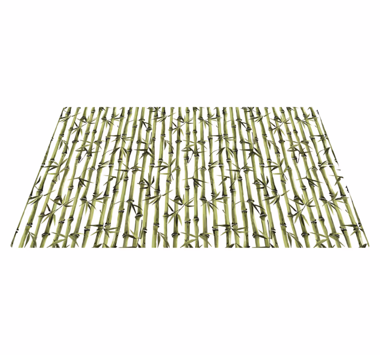 Bambu dinginliği doğa pvc halı - TenStickers