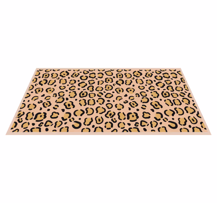 Leopar desenli oyun hayvan baskı pvc halı - TenStickers