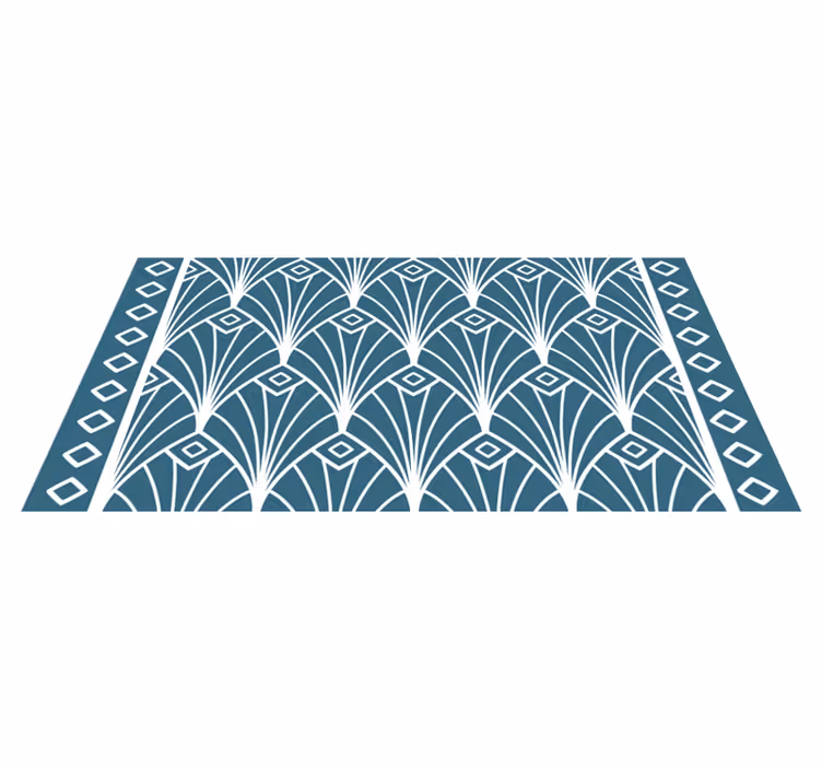 Art deco desenleri pvc halı - TenStickers