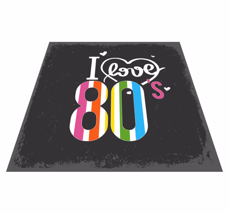 80'lerin eski halısını seviyorum - TenStickers