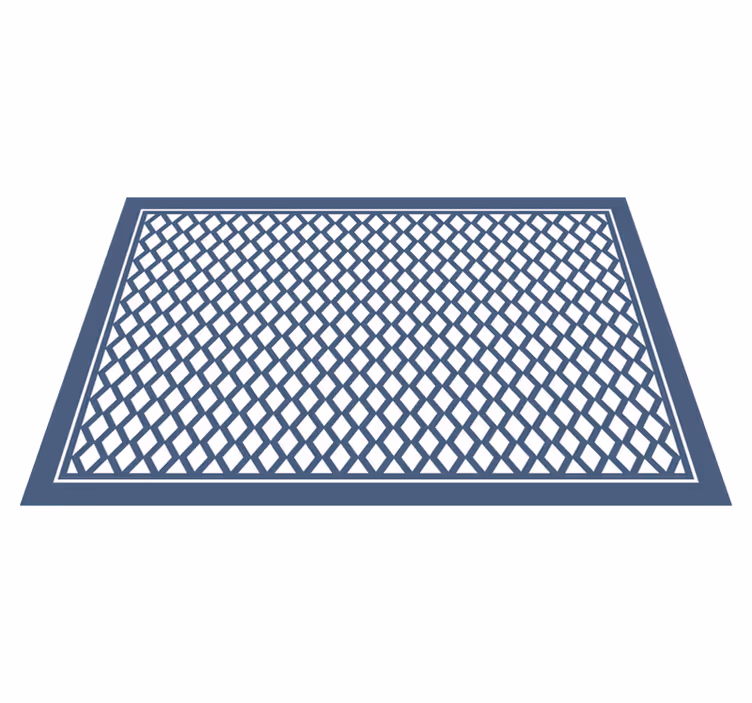 şık elmas motifi geometrik pvc halı - TenStickers