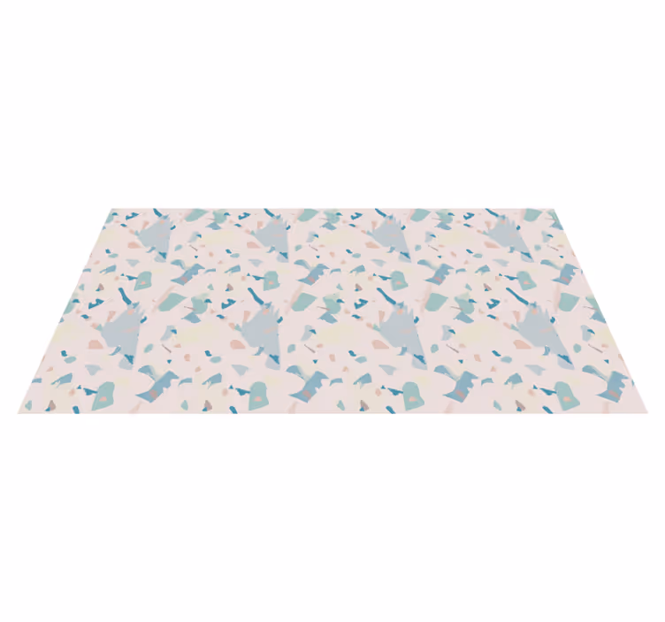 Terrazzo fayans ve levhalar oturma odası kilim - TenStickers