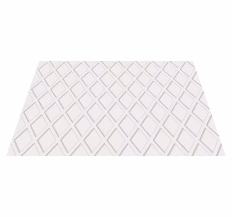 Geometrik pvc halı elmas fikir - TenStickers