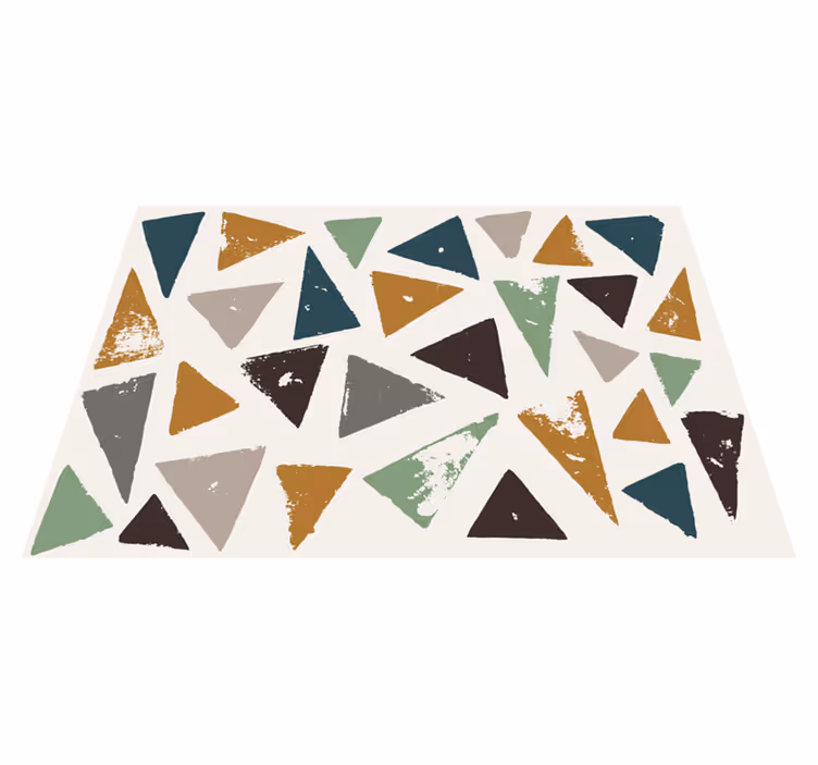 üçgen tasarım "endüstriyel tarz" kilim - TenStickers