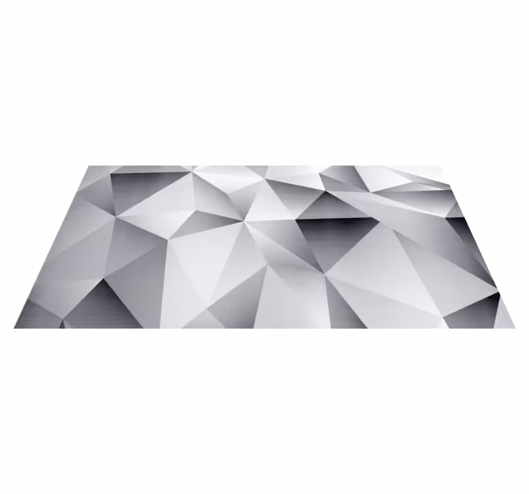 Tek renkli geometrik desen geometrik pvc halı - TenStickers