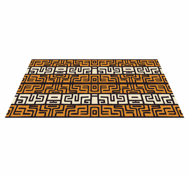 Afrika tarzı soyut desen modern halı - TenStickers