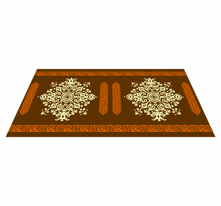 Mandala motif topluluğu mandala pvc halı - TenStickers
