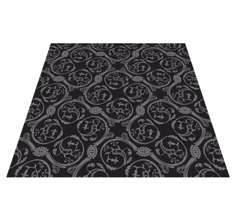 Mandala pvc halı - süslü mandala deseni - TenStickers