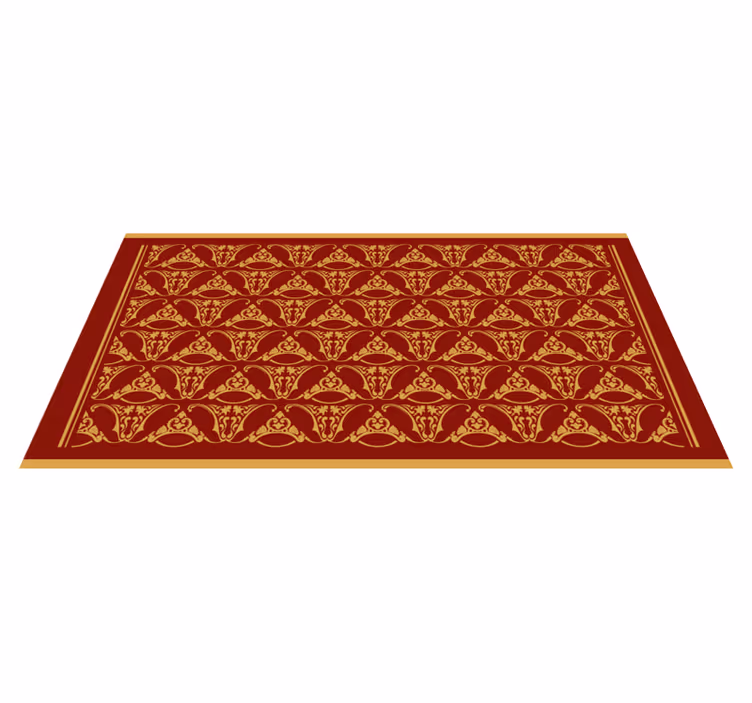Mandaladan ilham alan şıklık vintage pvc halı - TenStickers