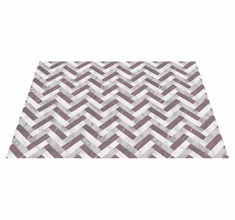 şerit desen kaplaması geometrik pvc halı - TenStickers