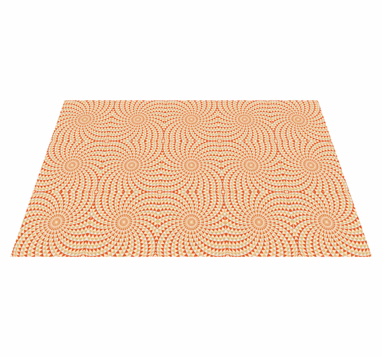 Mandala desen detayı mandala pvc halı - TenStickers
