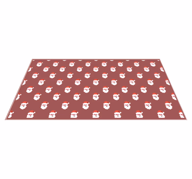 Noel baba deseni Noel pvc halı - TenStickers