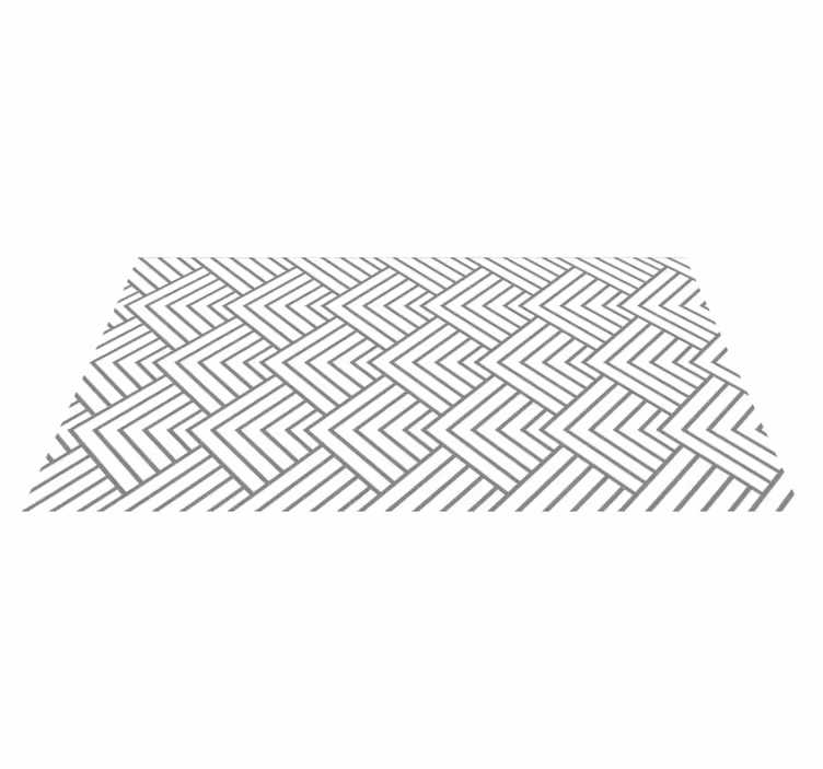 Geometrik labirent geometrik pvc halı - TenStickers