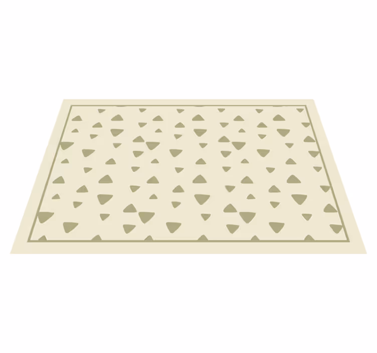 üçgen desen geometrik pvc halı - TenStickers