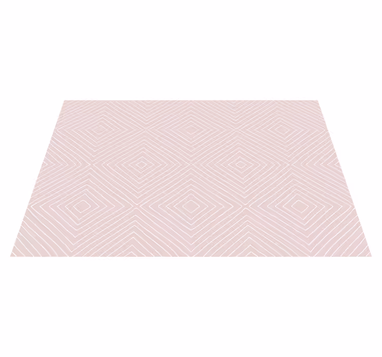 çapraz elmaslar geometrik pvc halı - TenStickers