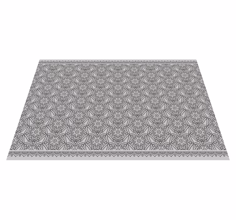 Mandala simetrisi mandala pvc halı - TenStickers