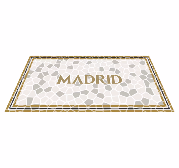 Madrid roma mozaik özel halı - TenStickers