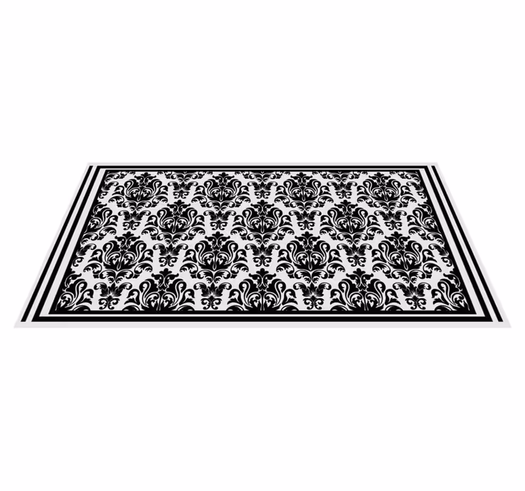 Barok zarafet vintage pvc halı - TenStickers