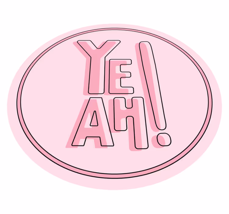 Anlamlı metin motifi cümleleri ile pvc halı - TenStickers