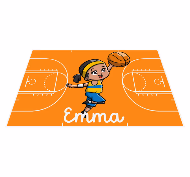 Kişiselleştirilmiş mahkeme isimlerle pvc halı - TenStickers