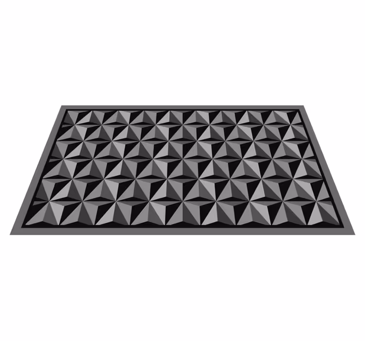 Geometrik desenler geometrik pvc halı - TenStickers