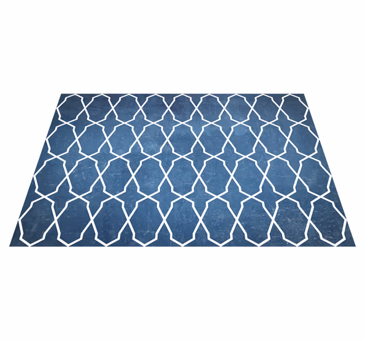Geometrik banyo banyo pvc halı - TenStickers