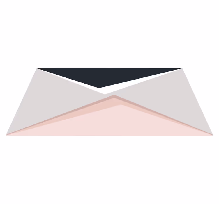 Geometrik şekiller geometrik pvc halı - TenStickers