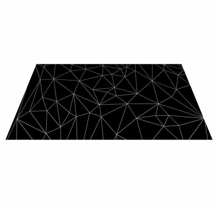 Geometrik çizgiler geometrik pvc halı - TenStickers