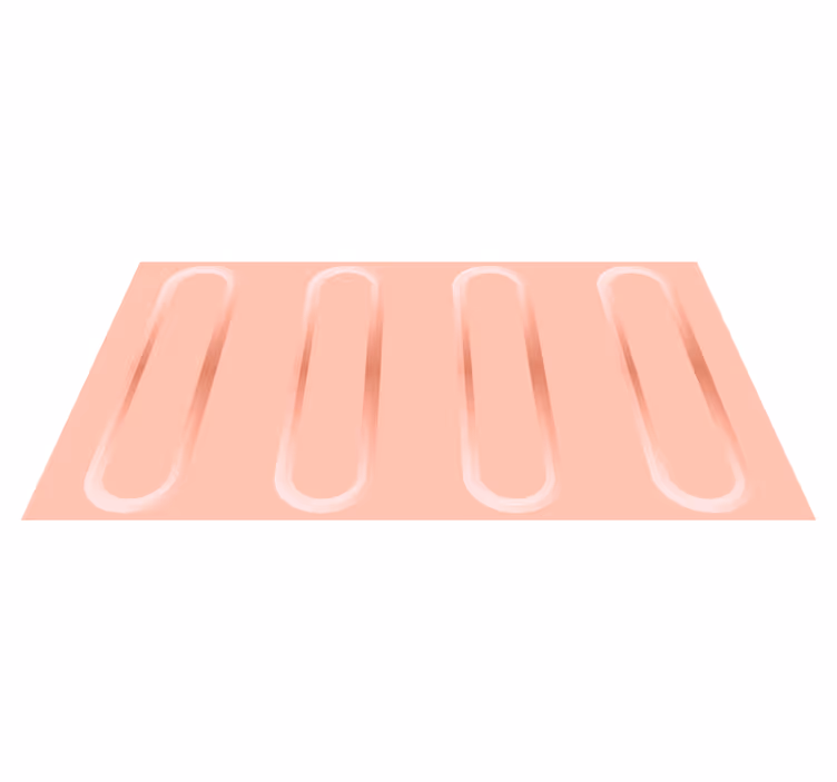 Soyut geometrik çizgiler doku pvc halı - TenStickers