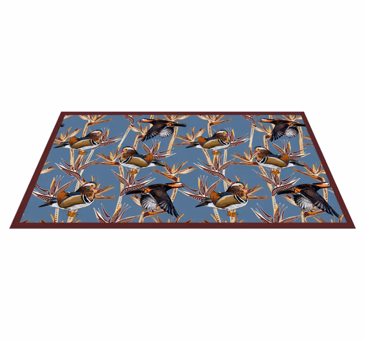 Göl hayvanları hayvan vinil zemin kilim - TenStickers