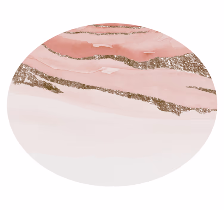 Soyut pembe rosa desen kuzey halısı - TenStickers