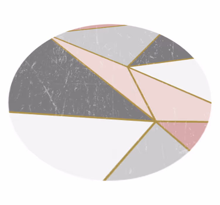 Geometrik pvc halı mermer Şekilleri - TenStickers