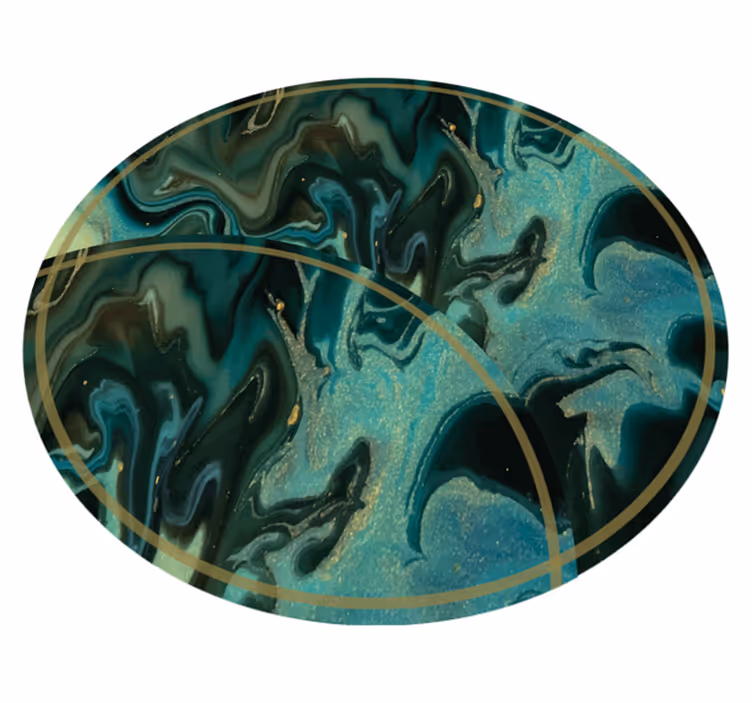 Abstract Marbled Pattern doku pvc halı - TenStickers