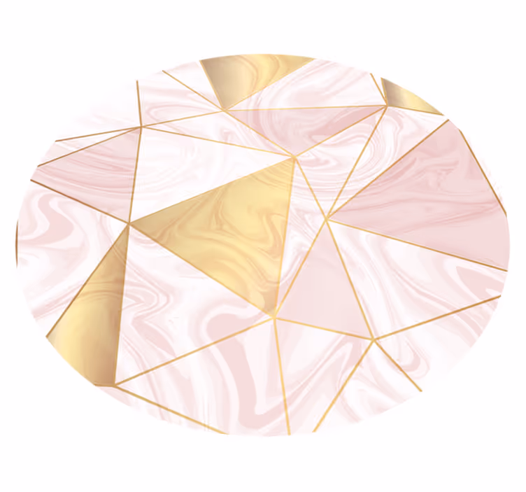 Geometrik pastel mozaik geometrik pvc halı - TenStickers