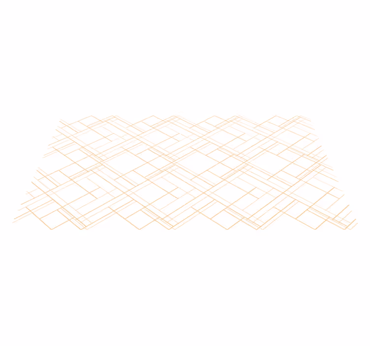 Geometrik çizgiler sade kompozisyon geometrik pvc halı - TenStickers