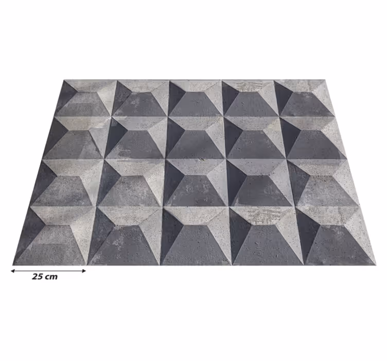 "béton brut" doku halı - TenStickers