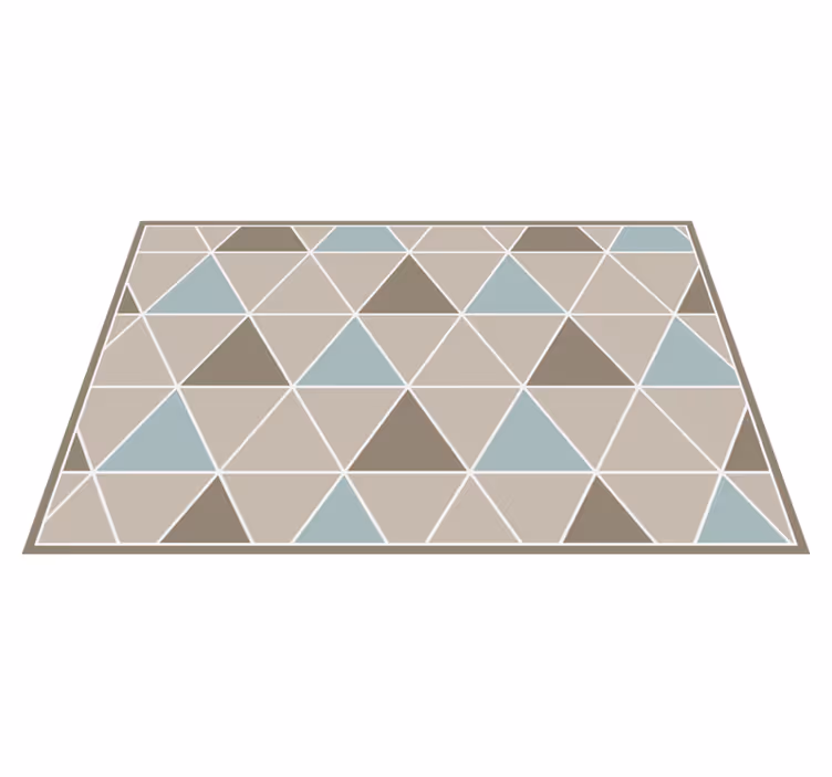Bej renk üçgen nordic kilim - TenStickers