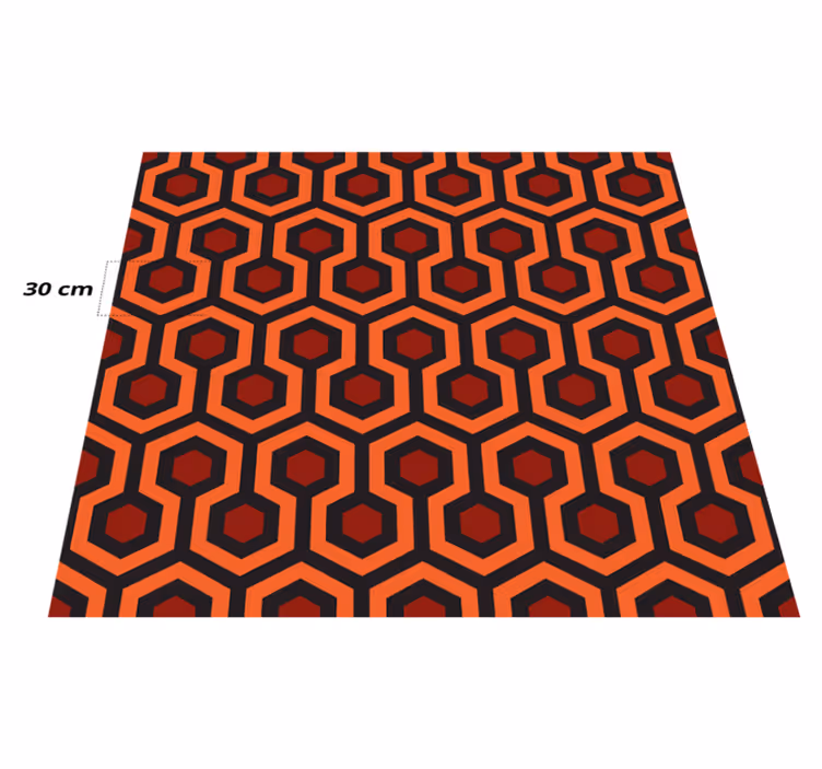 Parlayan koridor geometrik desen kilim - TenStickers