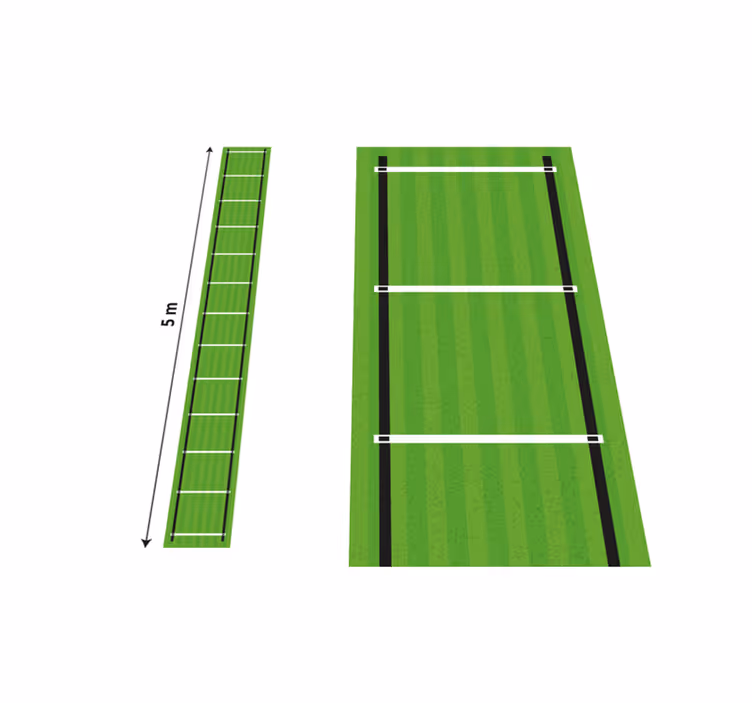 Hız eğitim merdiveni 5 metre gençler pvc halı - TenStickers